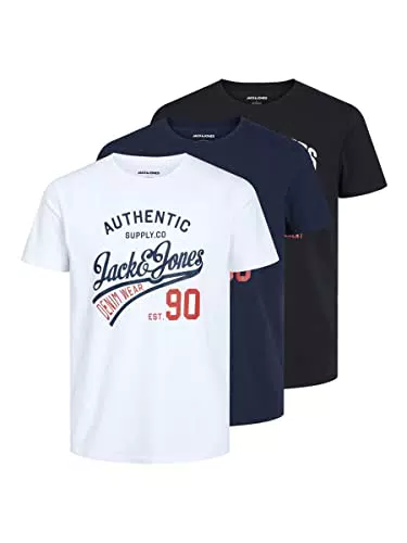 Jack & Jones Jjethan Tee SS Crew Neck T-Shirt pour Homme