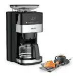 Krups KM832810 Cafetière filtre programmable avec broyeur à grains intégré