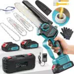 Makita Mini Tronçonneuse Électrique Sans Fil 1000W 6 Pouces avec Graisseur Automatique