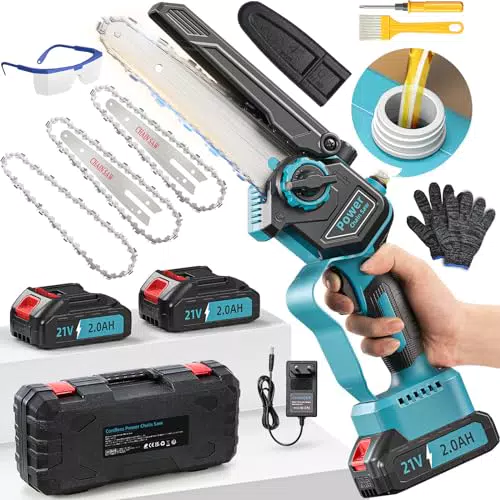 Makita Mini Tronçonneuse Électrique Sans Fil 1000W 6 Pouces avec Graisseur Automatique