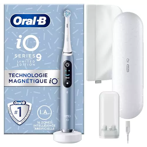 Oral-B iO 9 Brosse à Dents Électrique Rechargeable avec Technologie Bluetooth