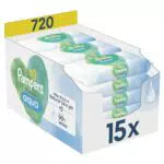Pampers Harmonie Aqua - Lingettes Bébé Sans Plastique, Certifiées OEKO-TEX
