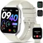 QCOQ Montre Connectée Sport IP68 avec Appel Bluetooth et 110+ Modes Sportifs