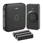 AVANTEK Sonnette sans Fil à Pile - Carillon Électronique 300M, 52 Mélodies