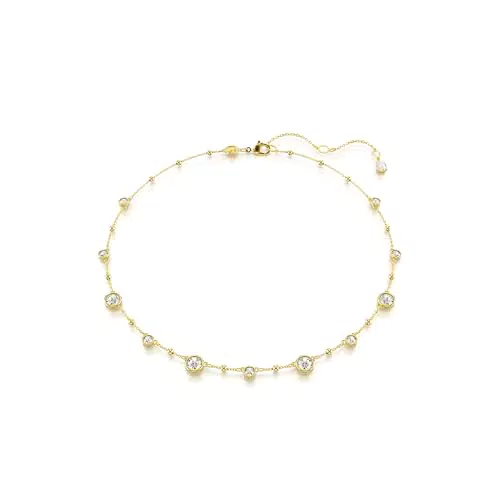 Swarovski Collier Imber, Motif éparpillé, Placage en ton or
