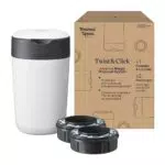 Tommee Tippee Poubelle à couches Twist & Click avec protection anti-odeurs
