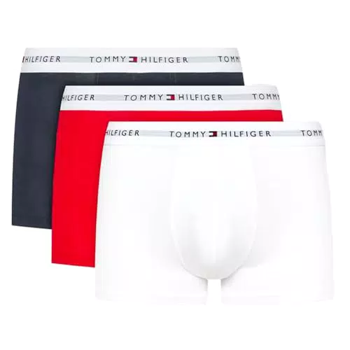 Tommy Hilfiger Boxers Caleçons Homme en Coton avec Stretch