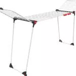 Vileda Infinity Flex Plus - Grand Étendoir à Linge Extensible jusqu'à 2 m