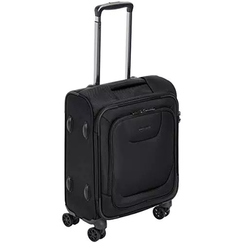 Amazon Basics Valise de cabine souple à roulettes pivotantes avec serrure TSA