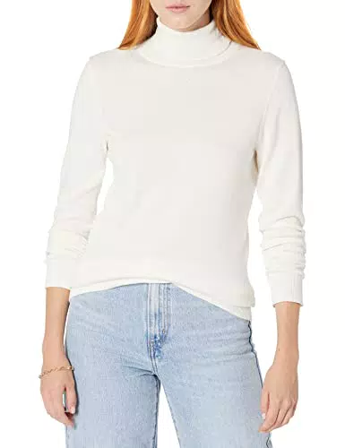 Amazon Essentials Pull Col Roulé À Manches Longues Femme - Coupe Classique