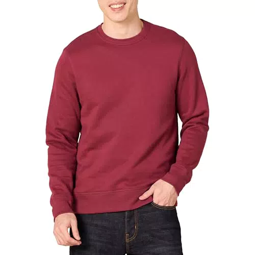 Amazon Essentials Sweat-Shirt à col Rond en Polaire Homme