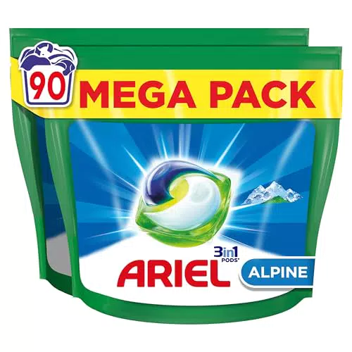 Ariel 3in1 PODS, Lessive Liquide En Capsules 90 Lavages
