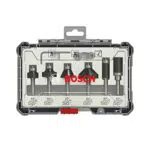 Bosch Kit de Fraises à Araser et de Bordage pour Bois, Ø 1/4 inch