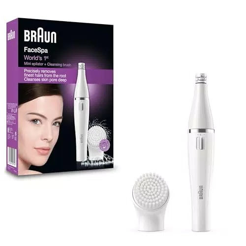 Braun Face 810 - Épilateur et Brosse Nettoyante pour le Visage