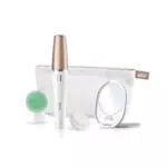 Braun FaceSpa 851V Épilateur Visage et Brosse Nettoyante avec Pile Supplémentaire