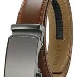 CHAOREN Ceinture Automatique en Cuir pour Homme - Taille Ajustable 35 mm