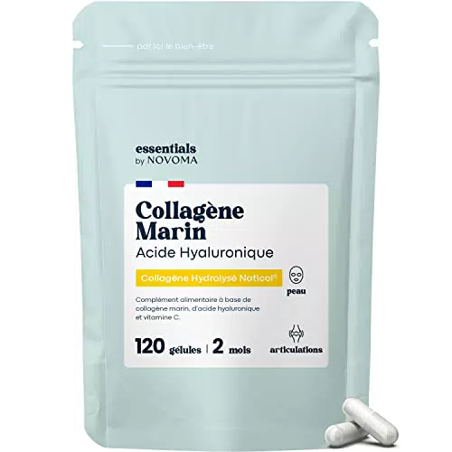 Novoma Collagène Marin et Acide Hyaluronique pour Peau et Articulations