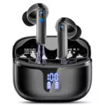 Ecouteurs Bluetooth 5.3 avec 4 micros ENC, 40h d'autonomie, étanchéité IP7