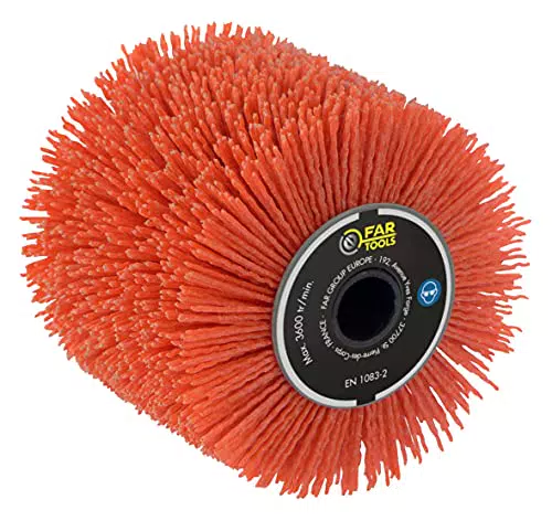 Fartools Brosse Nylon Abrasifs Ø120mm pour Rénovateur REX120C, REX200, REX-H200