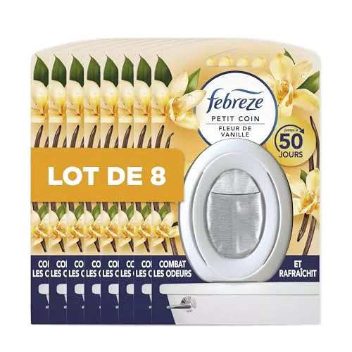 Febreze Désodorisant Liquide pour Salle de Bain et Petit Coin - Fleur de Vanille