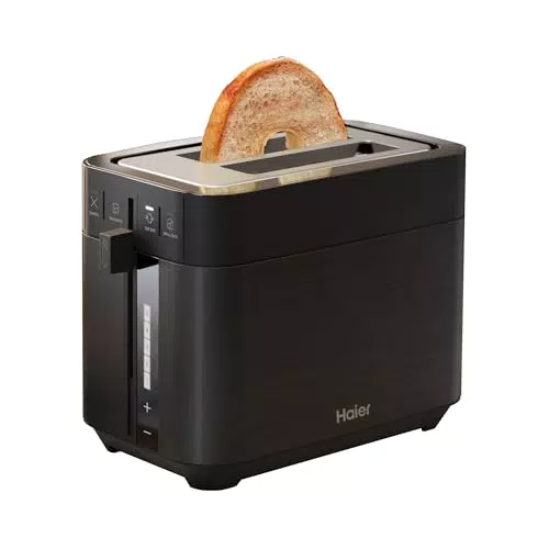 Haier I-Master Série 5 Grille-Pain Acier Inoxydable avec Fentes Extra Profondes