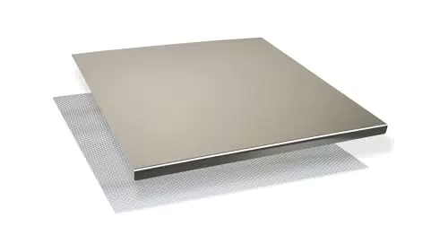 INOXLM Planche à pétrir en acier inoxydable pour cuisine et restaurant