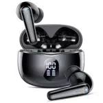 Kicoeon Écouteurs Intra-Auriculaires Bluetooth 5.3 avec Microphone HD et Réduction du Bruit