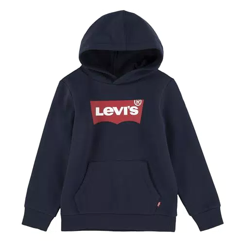 Levi's Kids Lvb-Batwing Screenprint Hoodie Garçon White 3 Ans