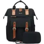 LOVEVOOK Sac à Dos Femme Impermeable pour Ordinateur Portable 15,6 Pouces