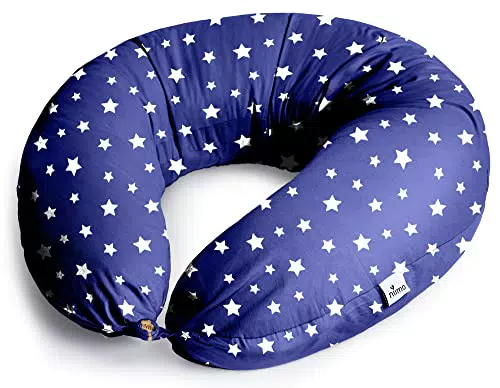Niimo Coussin de Grossesse et d'Allaitement XXL - Housse 100% Coton, Lavable