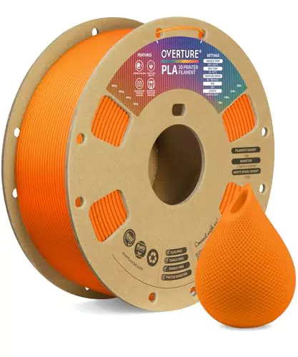 OVERTURE Filament PLA 1.75mm pour imprimante 3D - Précision dimensionnelle ±0.02mm