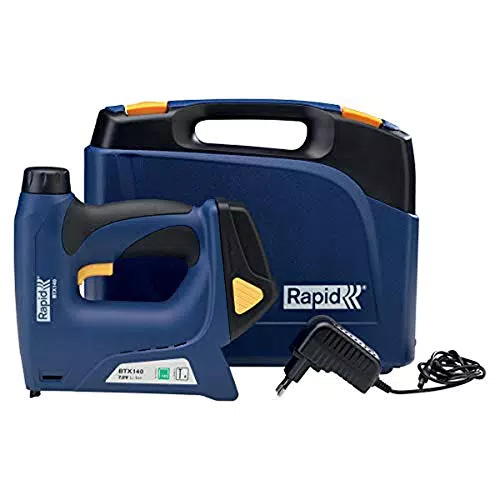 Rapid BTX140 - Agrafeuse Électrique Sans Fil pour Agrafes N°140 et Pointes N°8
