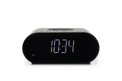 Roberts Ortus Charge Radio Réveil DAB+/FM/Bluetooth avec Chargeur Qi