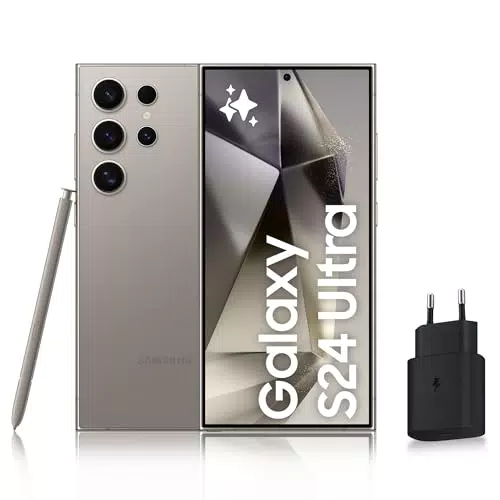 Samsung Galaxy S24 Ultra - Smartphone Android 5G 512 Go avec chargeur rapide 25W