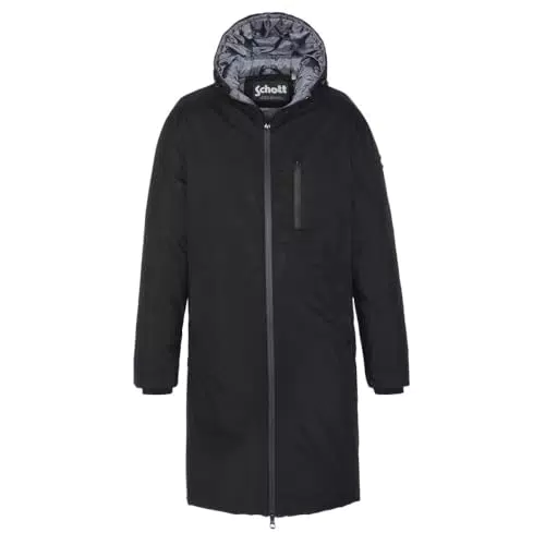 Schott NYC Doudoune Longue Zippée Fargo pour Femme