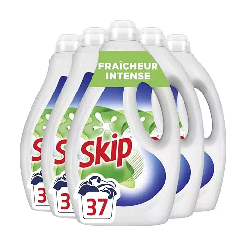 Skip Lessive Liquide Sensitive pour Peaux Sensibles et Bébés 37 Lavages