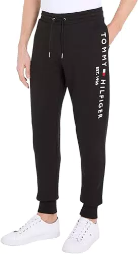 Tommy Hilfiger Pantalon de Jogging Homme Logo Sweatpants en Coton