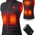 UNBON Veste Chauffante Femme Électrique avec Batterie USB 10000mAh et 3 Modes