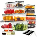 YASHE Boîte de Conservation Alimentaire Hermétique, Sans BPA, 100% Étanche