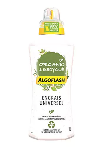 ALGOFLASH Organic & Recyclé Engrais Liquide Universel 1 L