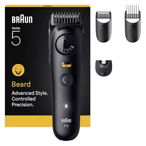 Braun Tondeuse À Barbe Series 5, + 4 Outils Pour Créer Son Style