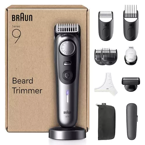 Braun Tondeuse À Barbe Series 9 BT9440 - Tondeuse Électrique ProBlade 180 min d'autonomie