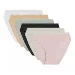 Dim Culotte Femme Les Pockets Ecodim Coton Couleurs Douces x6