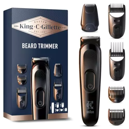King C Gillette Tondeuse à barbe électrique sans fil pour rasage court
