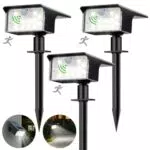 Lot de 3 Lampe Solaire Exterieur Detecteur de Mouvement