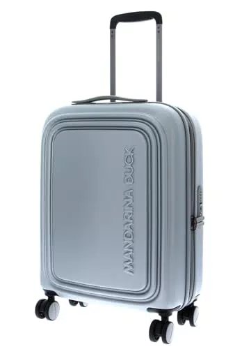 Mandarina Duck Logoduck + Trolley Cabin Exp Silver 40 X 55 X 20/23