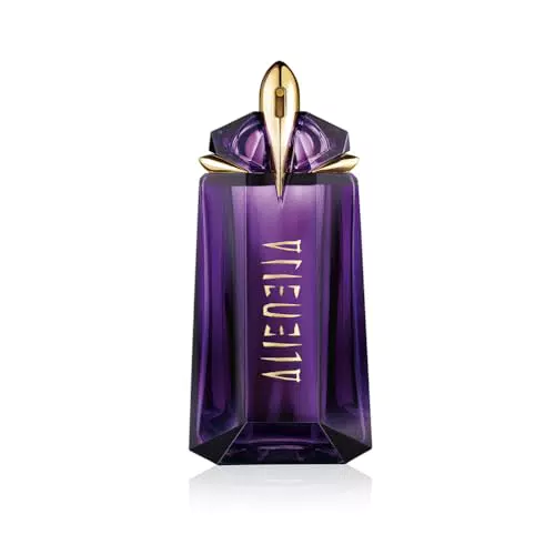 MUGLER ALIEN Eau de Parfum Rechargeable, Parfum pour Femme Ambré Boisé Floral