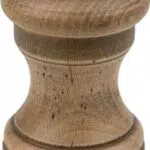 PEUGEOT - Moulin à Sel Bistro Antique 10 cm - Réglage Classique - En Bois Labellisé PEFC - Fabrication Française - Finition Antiquaire