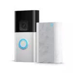 Ring sonnette vidéo Plus sans fil + Chime, Caméra sonnette vidéo sans fil à installer soi-même avec vidéo HD 1536p