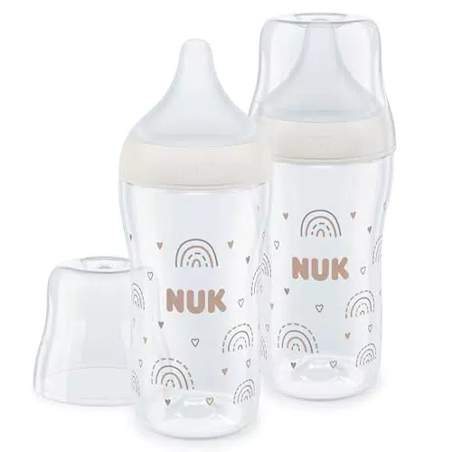 Set de biberons NUK Perfect Match, 3+ mois, S’adapte au palais de bébé